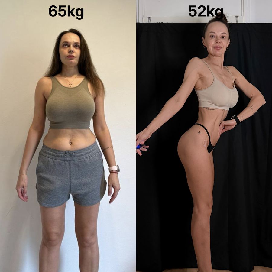 Transformation Athletin, 65kg zu 52kg